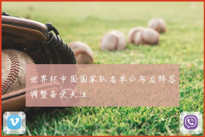 世界杯中国国家队名单公布后阵容调整备受关注